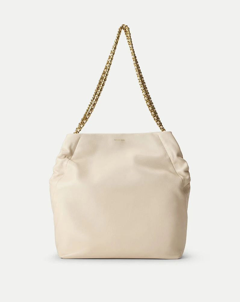 Slouch Shoulder Bag in Ivory | Veronica Beard