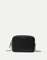 Boxy Chain Crossbody in Black | Veronica Beard