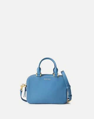 Boxy Top-Handle Bag in Blue Lake | Veronica Beard