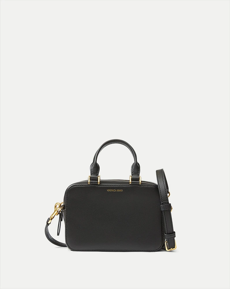 Boxy Top-Handle Bag in Black | Veronica Beard