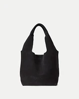 Veronica Beard Suede Sling Bag in Black | Veronica Beard