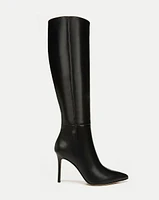 Lisa Leather Tall Boot Wide-Calf | Veronica Beard