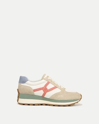 Valentina Multicolor Suede Sneakers | Veronica Beard