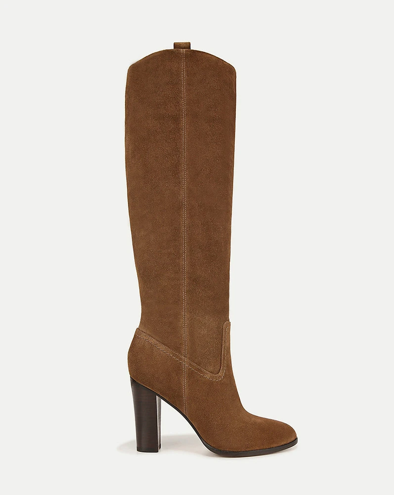 Vesper Suede Knee-High Boot | Wide-Calf | Veronica Beard