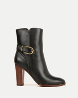 Viv Leather Ankle Bootie | Veronica Beard