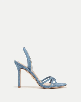 Adelle Denim Sandal | Veronica Beard