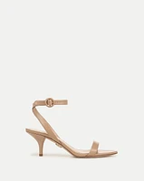 Darcelle Leather Sandal in Bisque | Veronica Beard