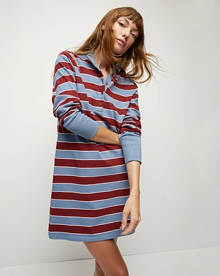 Cenda Rugby-Striped Mini Dress | Veronica Beard