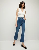 Carolina Skinny Kick-Flare Jean in Serendipity | Veronica Beard