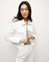 Hartford Denim Jacket in White | Veronica Beard