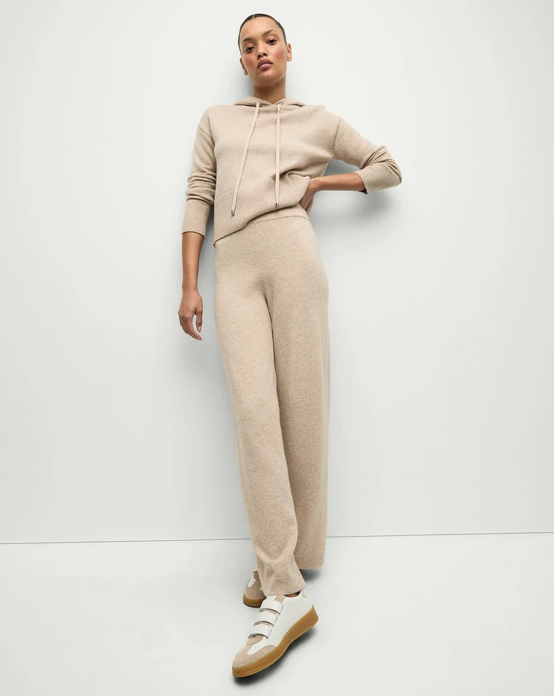 Jenkins Merino Wool Pant in Oatmeal | Veronica Beard