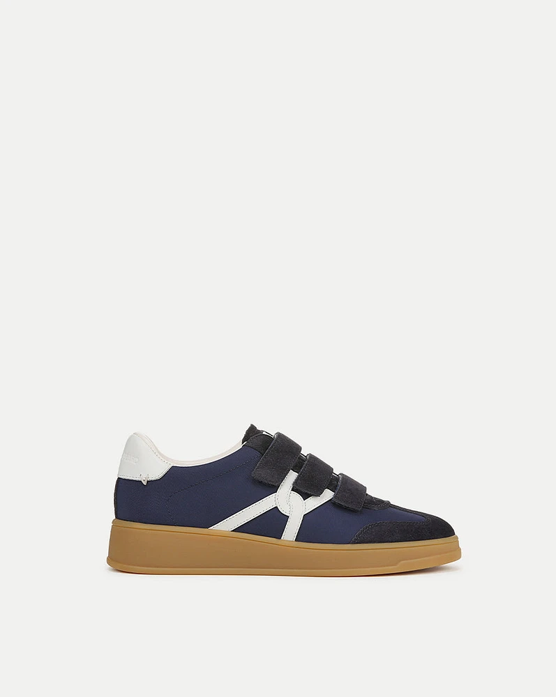 Reagan Velcro Sneaker in Blue | Veronica Beard