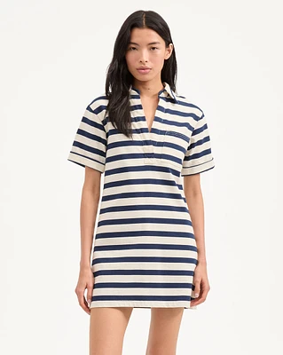 Cayden Dress in Navy/Dove | Veronica Beard