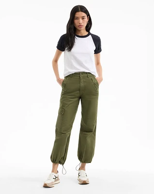 Mandy Parachute Pant in Army | Veronica Beard