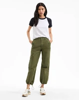 Mandy Parachute Pant in Army | Veronica Beard