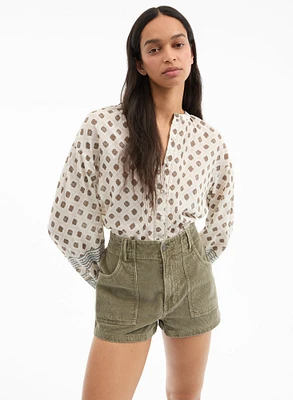 Lollie Blouse in Dove Multi | Veronica Beard