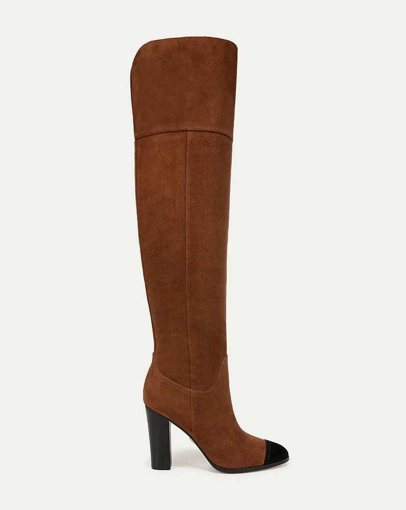 Conrad Over-The-Knee Boot in Cedar | Veronica Beard