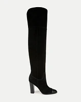 Conrad Over-The-Knee Boot in Black | Veronica Beard