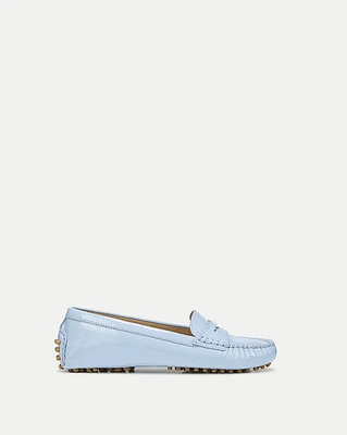 Jia Driving Loafer in Sky Blue | Veronica Beard