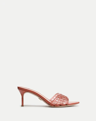 Tia Jelly Sandal in Persimmon | Veronica Beard