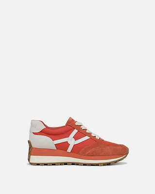 Valentina Sneaker in Persimmon/Lily | Veronica Beard