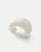 Rowan Cuff Bracelet in Ivory | Veronica Beard