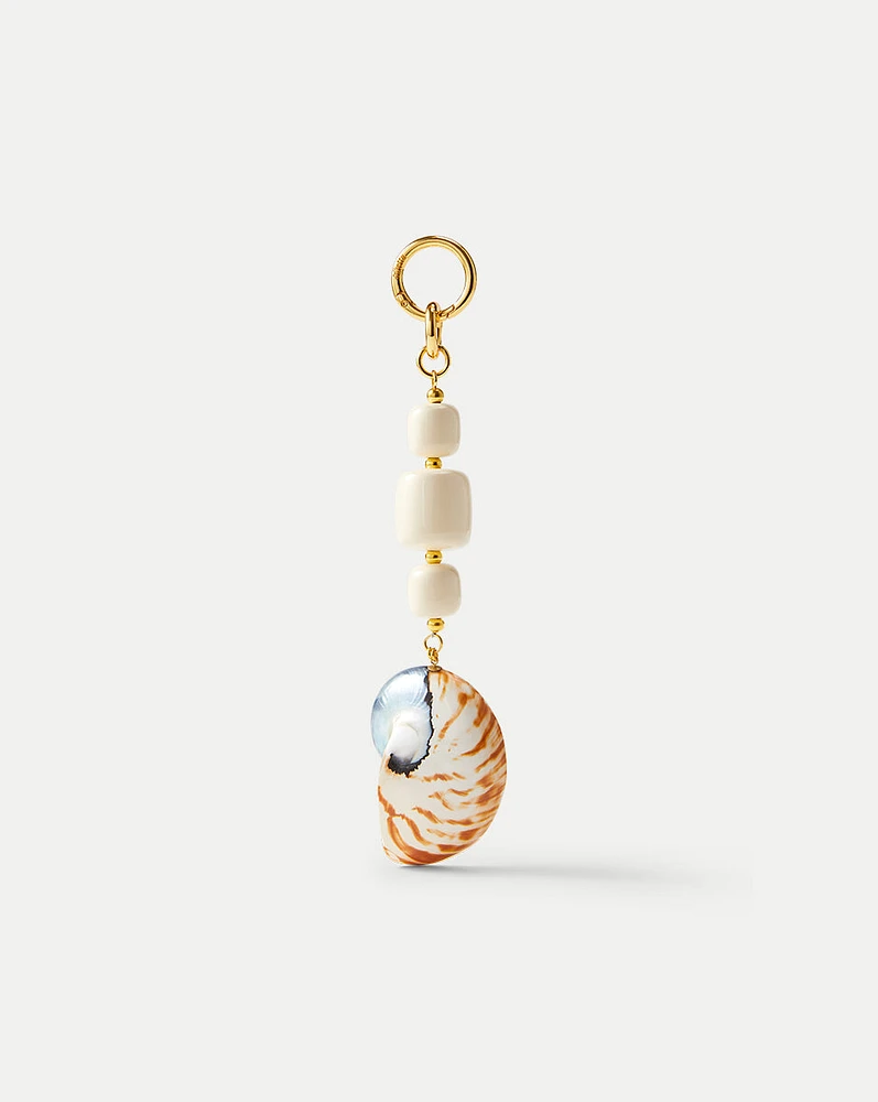 Nantucket Shell Bag Charm in Multi | Veronica Beard