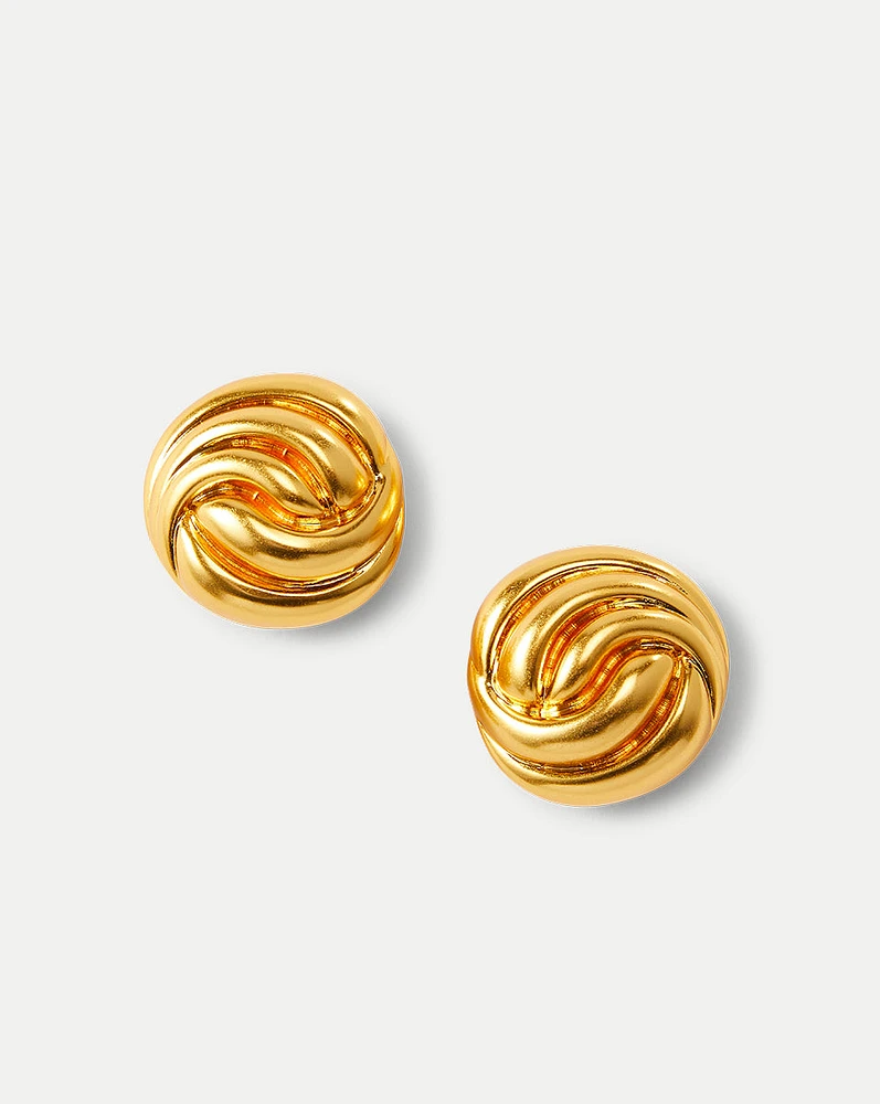 Knot Earrings in Gold | Veronica Beard