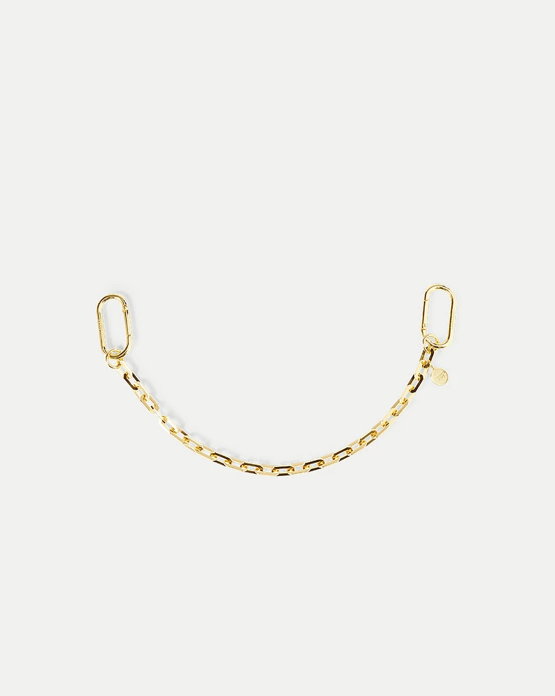 Swag Edge Chain Bag Charm in Gold | Veronica Beard