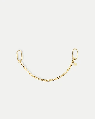 Swag Edge Chain Bag Charm in Gold | Veronica Beard