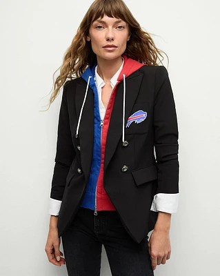 Buffalo Bills Dickey Jacket in Black/Silver | Veronica Beard