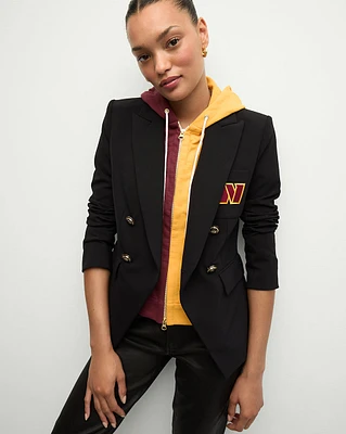 Washington Commanders Dickey Jacket in Black/Gold | Veronica Beard