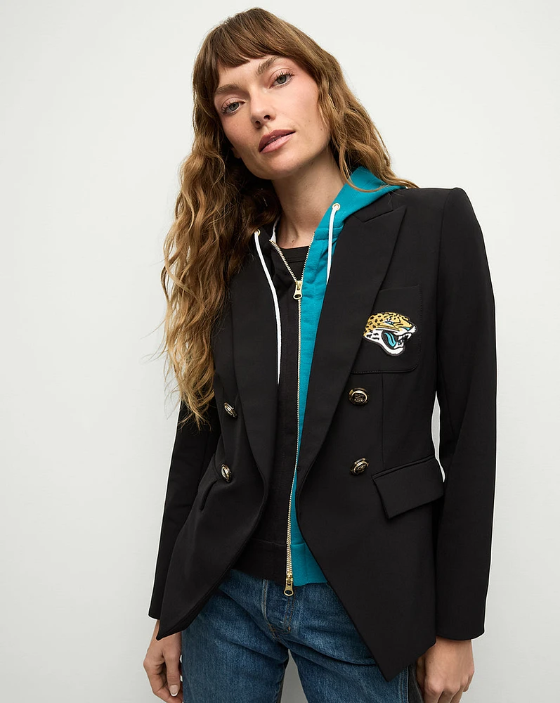 Jacksonville Jaguars Dickey Jacket in Black/Gold | Veronica Beard