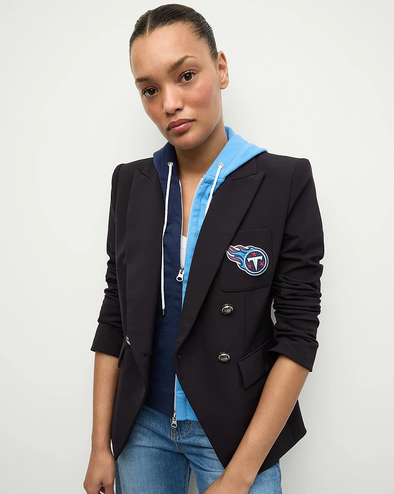 Tennessee Titans Dickey Jacket in Navy/Silver | Veronica Beard