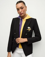 Minnesota Vikings Dickey Jacket in Black/Gold | Veronica Beard