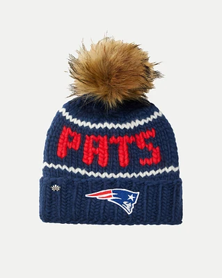 New England Patriots Beanie in Nautical Blue | Veronica Beard