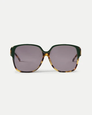 Brigitte Oversized Sunglasses in | Veronica Beard