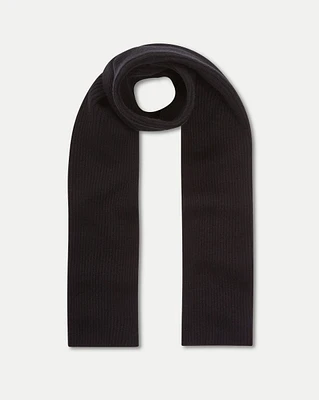 Cashmere Ribbed Scarf | Veronica Beard