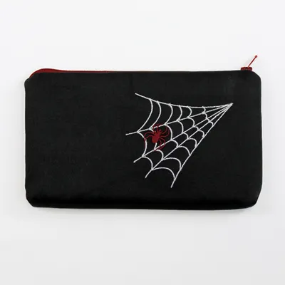 Halloween Embroidered Make-up Pouch