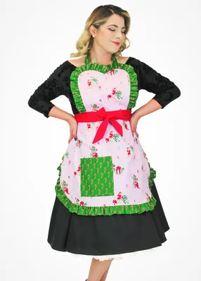 Pretty in Pink Christmas Apron