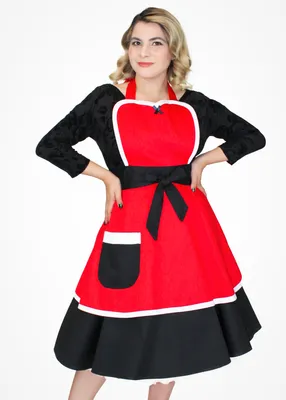 Merry and Bright Santa Christmas Apron