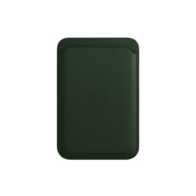 Cartera Apple iPhone MagSafe Piel Verde Secuoya