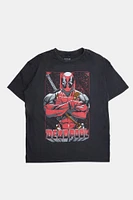 Mens Deadpool Graphic T-Shirt - Black /