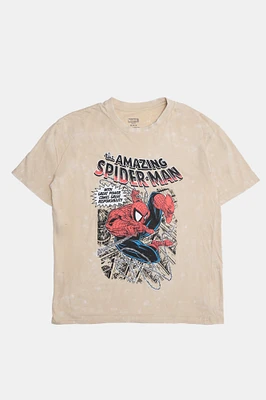 Mens The Amazing Spider-Man T-Shirt - Tan /