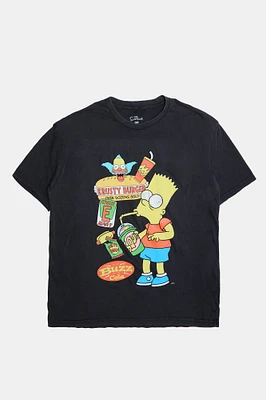 Mens The Simpsons Graphic T-Shirt - Black /