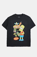 Mens The Simpsons Graphic T-Shirt - Black /