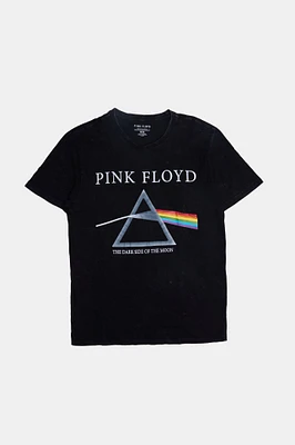 Mens Pink Floyd Acid Wash T-Shirt - Black /