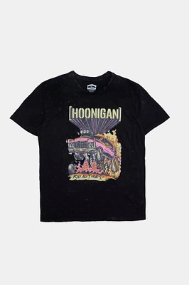 Mens Hoonigan Acid Wash T-Shirt - Black /