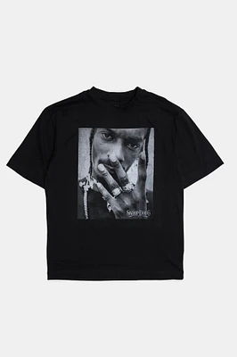 Mens Snoop Dogg Oversized T-Shirt - Black /