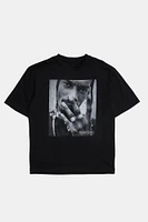 Mens Snoop Dogg Oversized T-Shirt - Black /